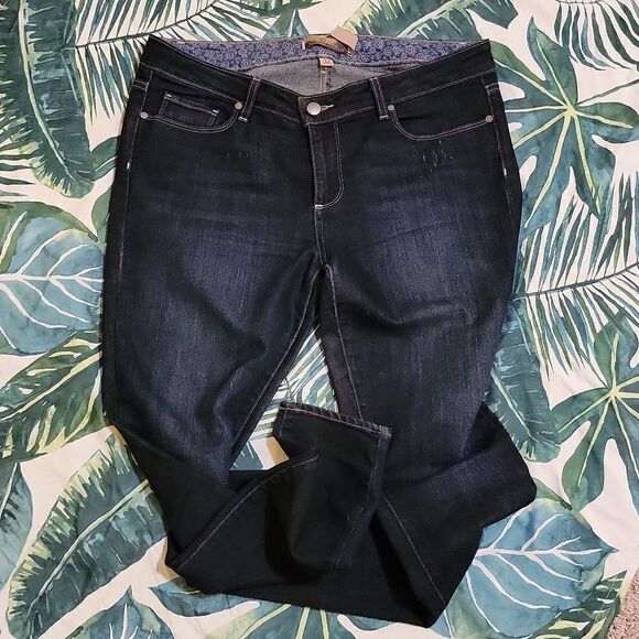 Paige Verdugo Jegging Skinny Made USA Premium Denim Dark Wash Jeans Size 32 x 31 - Picture 8 of 8